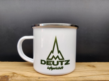 Deutz Luftgekühlt Emaille Tasse